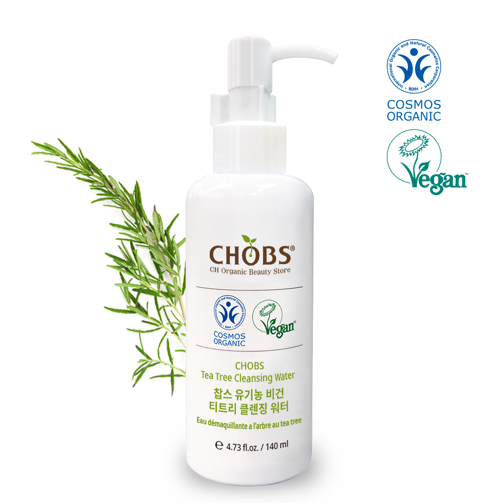 [BDIH]CHOBS()   ƼƮ Ŭ¡ 140ml
 CHOBS Organic Vegan Tea Tree Cleansing Water 140ml