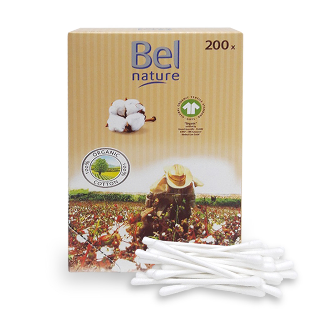 ó   (200)
 Bel Nature Cotton Buds (200pcs)