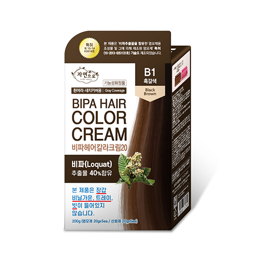 []NEWڿ  ÷ũ20_B1氥
 NEW BIPA HAIR COLOR CREAM/DARK BROWN